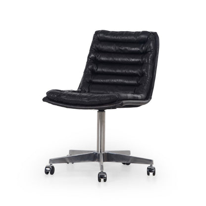 Four Hands - Malibu Desk Chair - Rider Black - 105699-011 veiw 1