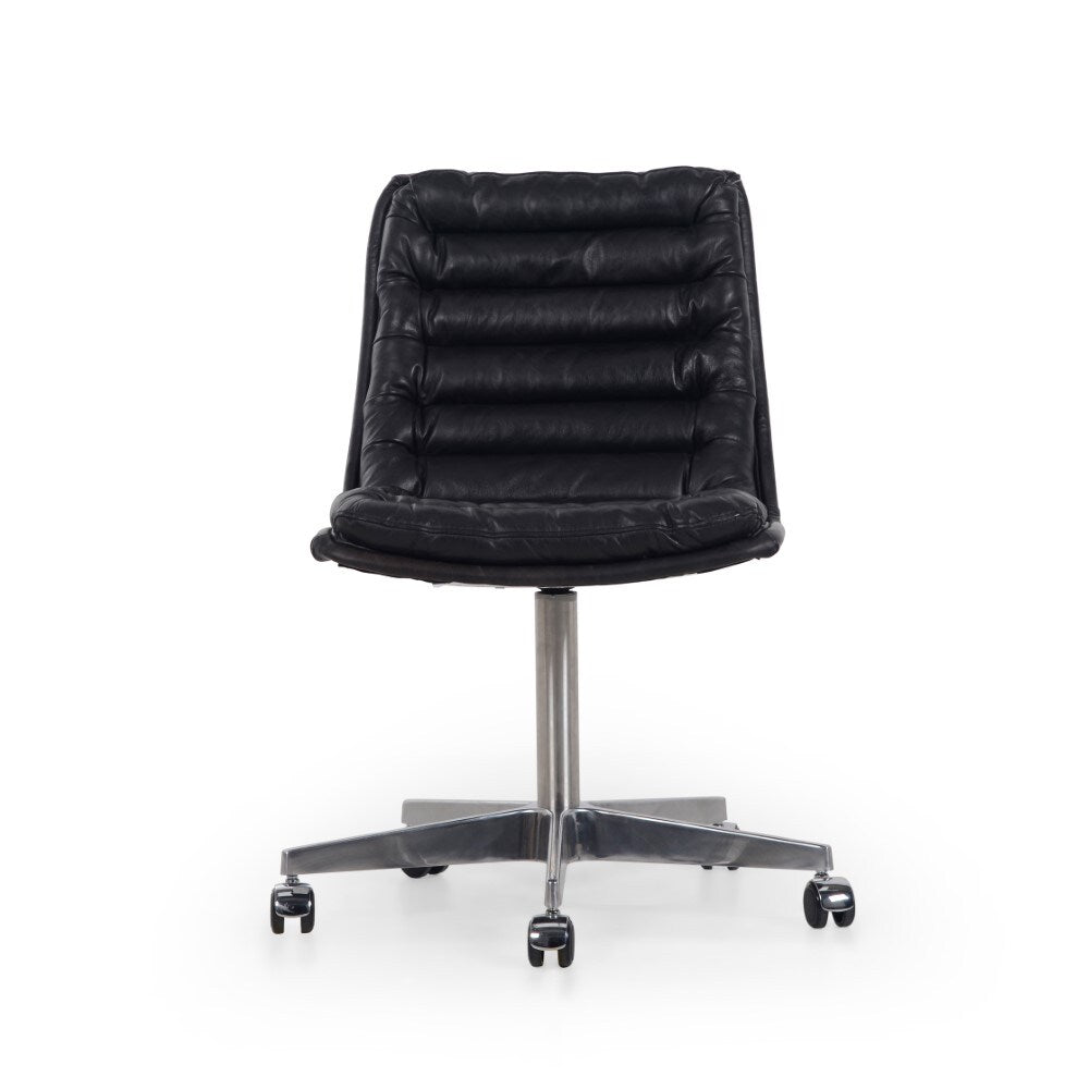 Four Hands - Malibu Desk Chair - Rider Black - 105699-011 veiw 2