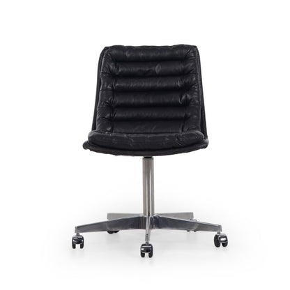 Four Hands - Malibu Desk Chair - Rider Black - 105699-011 veiw 2