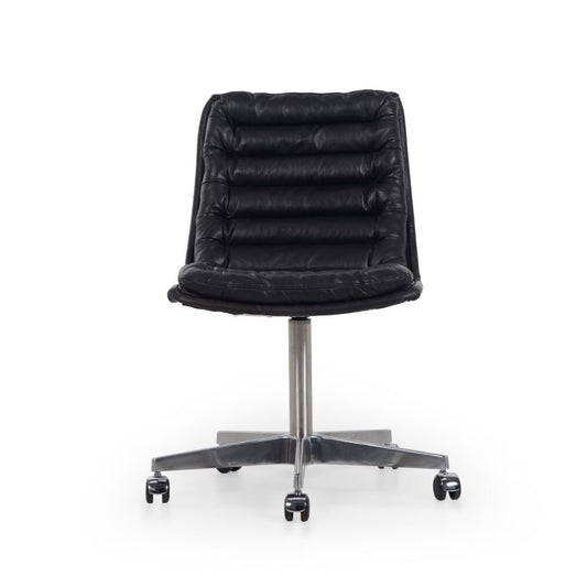 Four Hands - Malibu Desk Chair - Rider Black - 105699-011 veiw 2