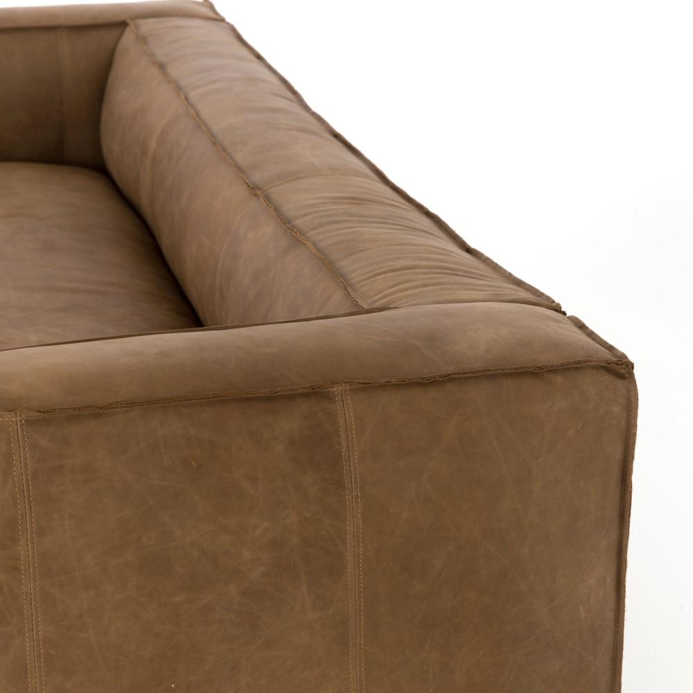Four Hands - Nolita Reverse Stitch Sofa - 99in - Nat Wash - CCAR-010W-307 veiw 4