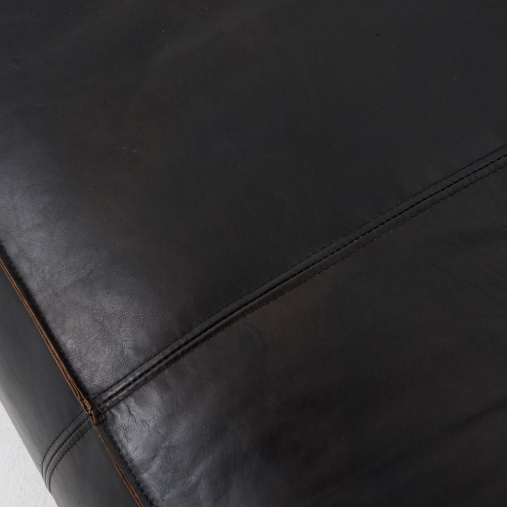 Four Hands - Nolita Reverse Stitch Sofa - 99in - Rider Black - CCAR-R1-OSB veiw 2