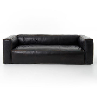 Four Hands - Nolita Reverse Stitch Sofa - 99in - Rider Black - CCAR-R1-OSB veiw 3