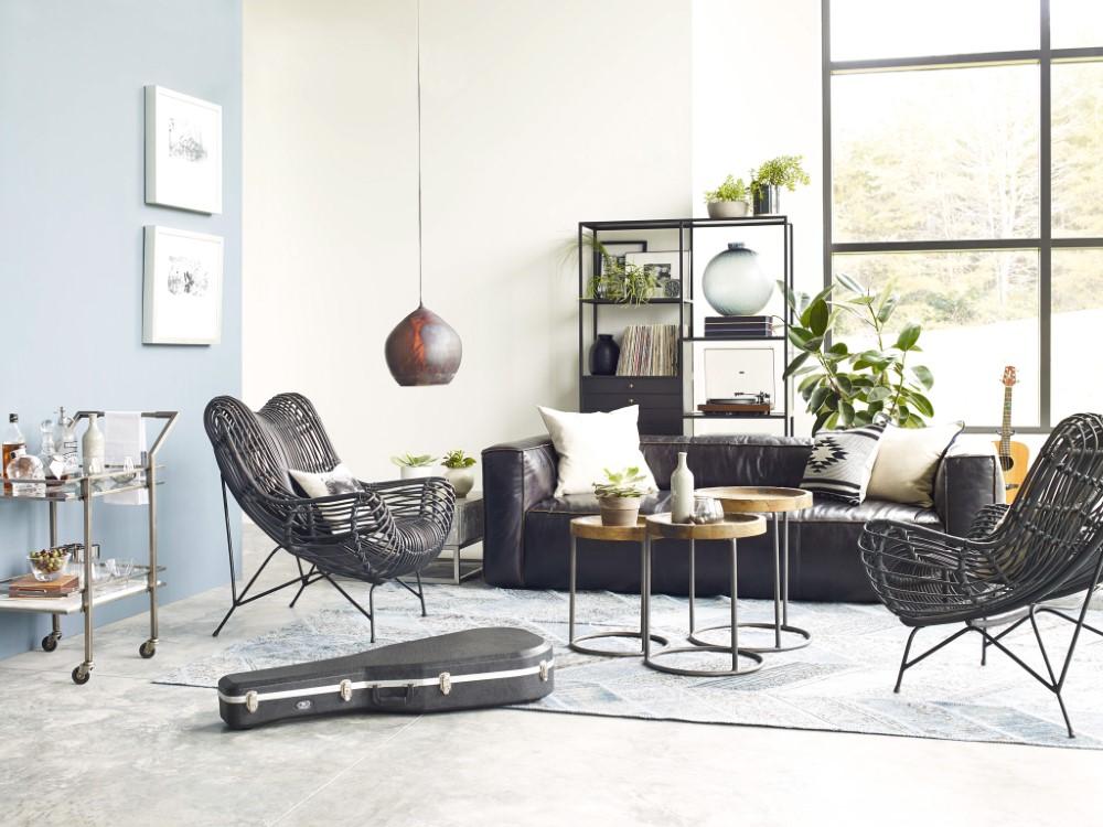 Four Hands - Nolita Reverse Stitch Sofa - 99in - Rider Black - CCAR-R1-OSB veiw 7