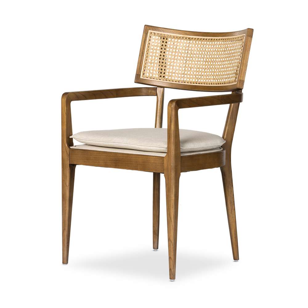 Four Hands - Caswell - Britt Dining Armchair-Savile Flax - 236133-005 veiw 1
