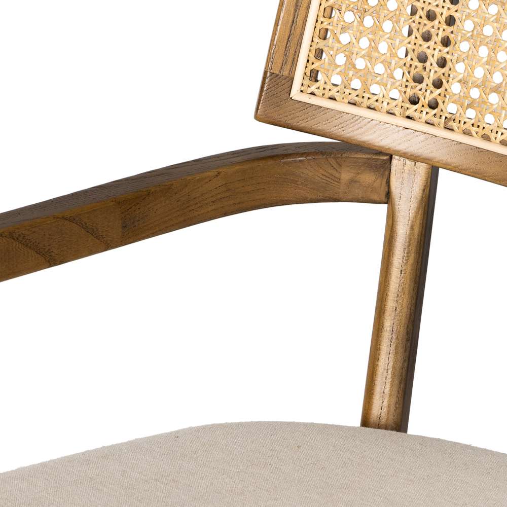 Four Hands - Caswell - Britt Dining Armchair-Savile Flax - 236133-005 veiw 6