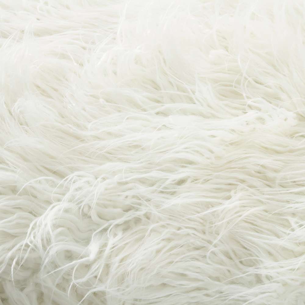 Four Hands - Charlotte Bench - Mongolian Cream Fur - 108543-003 veiw 4