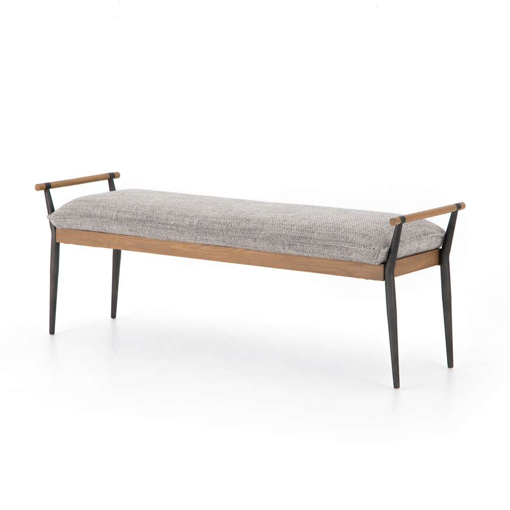 Four Hands - Charlotte Bench - Thames Raven - 108543-004 veiw 1