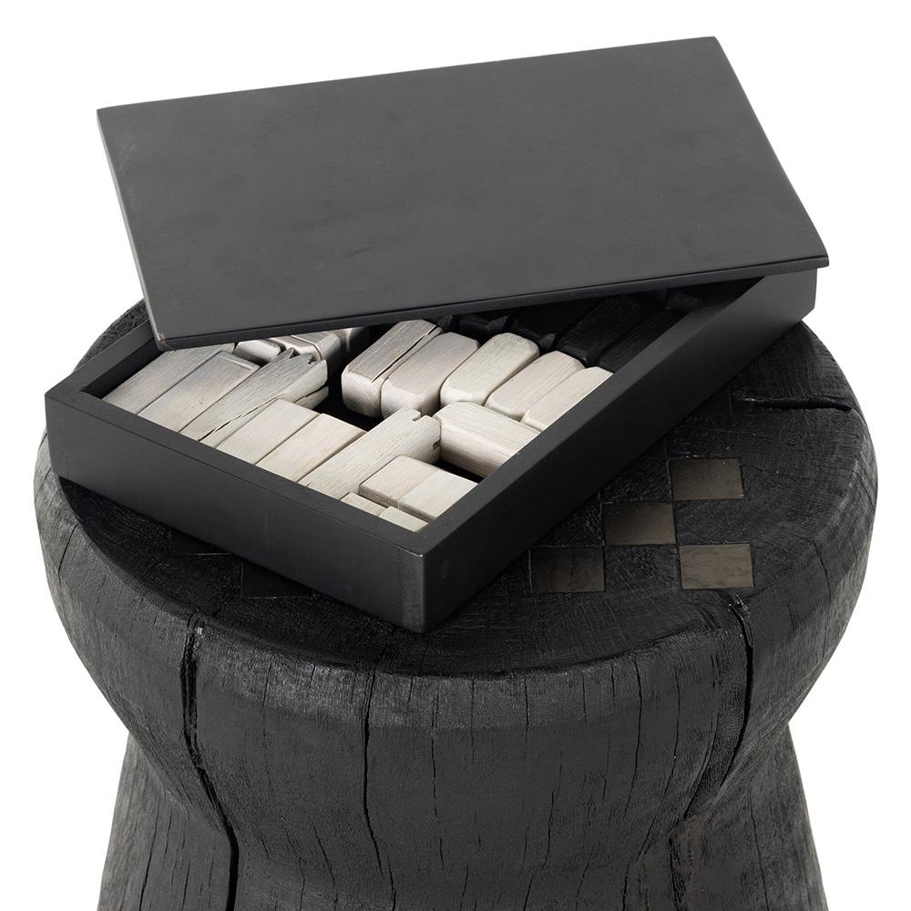 Four Hands - Chess Table - Carbonized Black - 234277-002 veiw 3