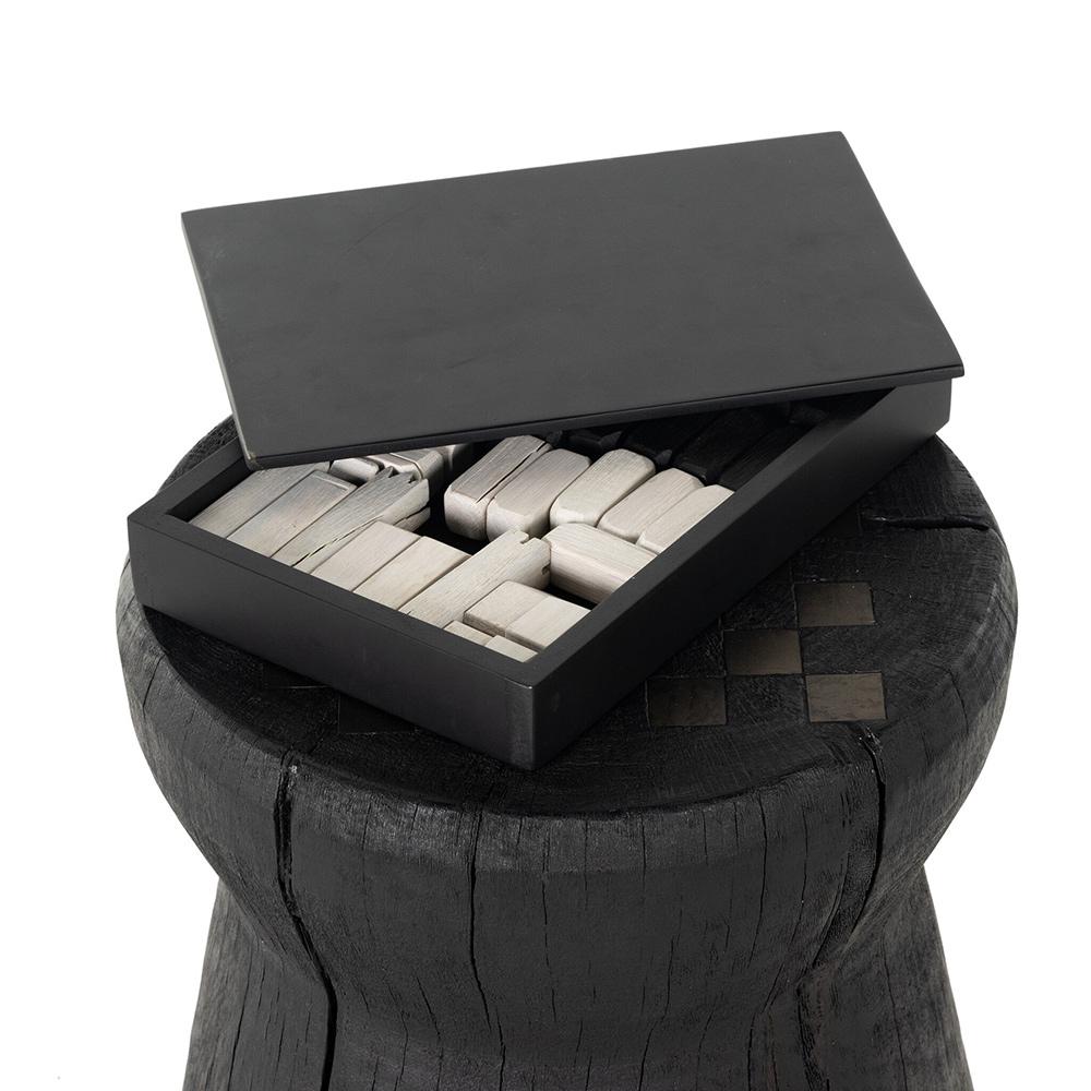 Four Hands - Chess Table - Carbonized Black - 234277-002 veiw 5