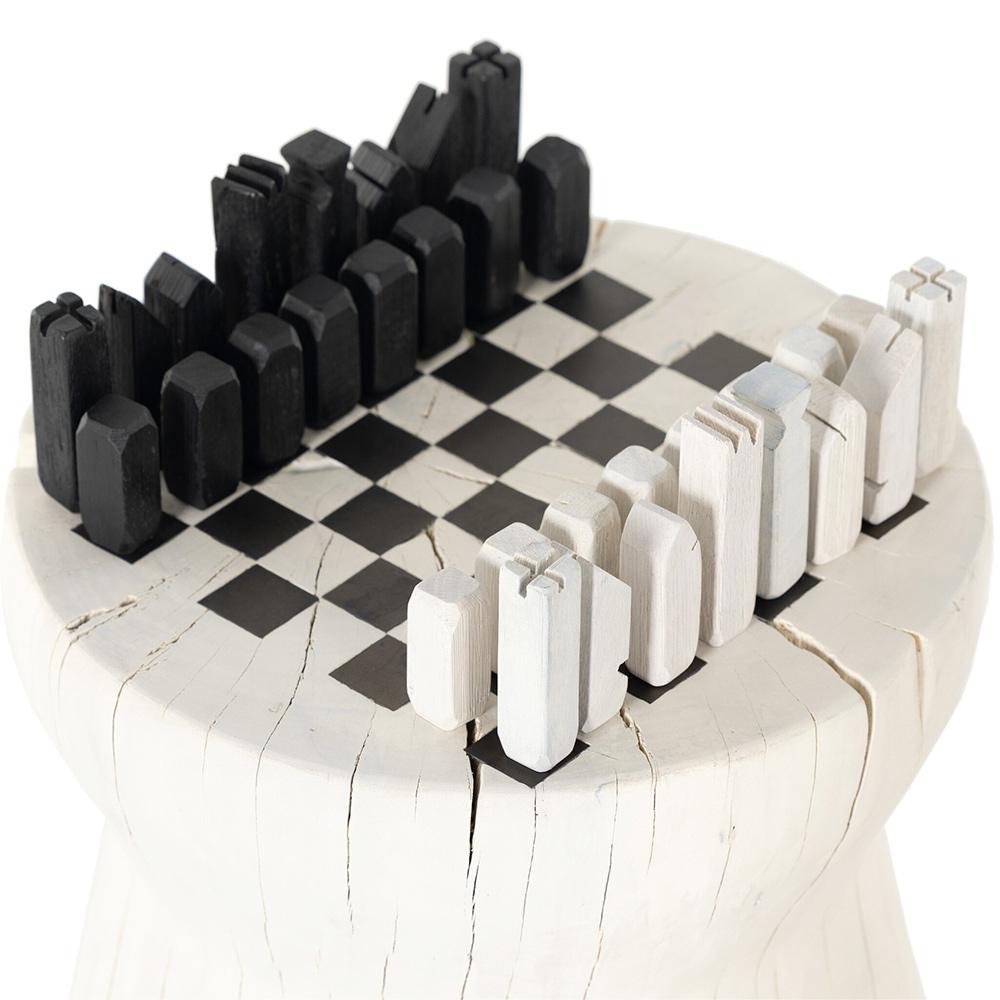 Four Hands - Chess Table - Ivory - 234277-001 veiw 8
