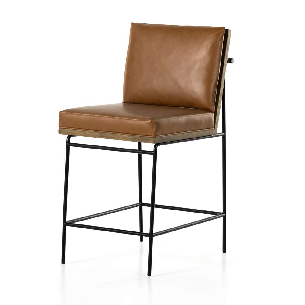 Four Hands - Crete Stool - Sierra Butterscotch - Counter - 228057-013 veiw 1