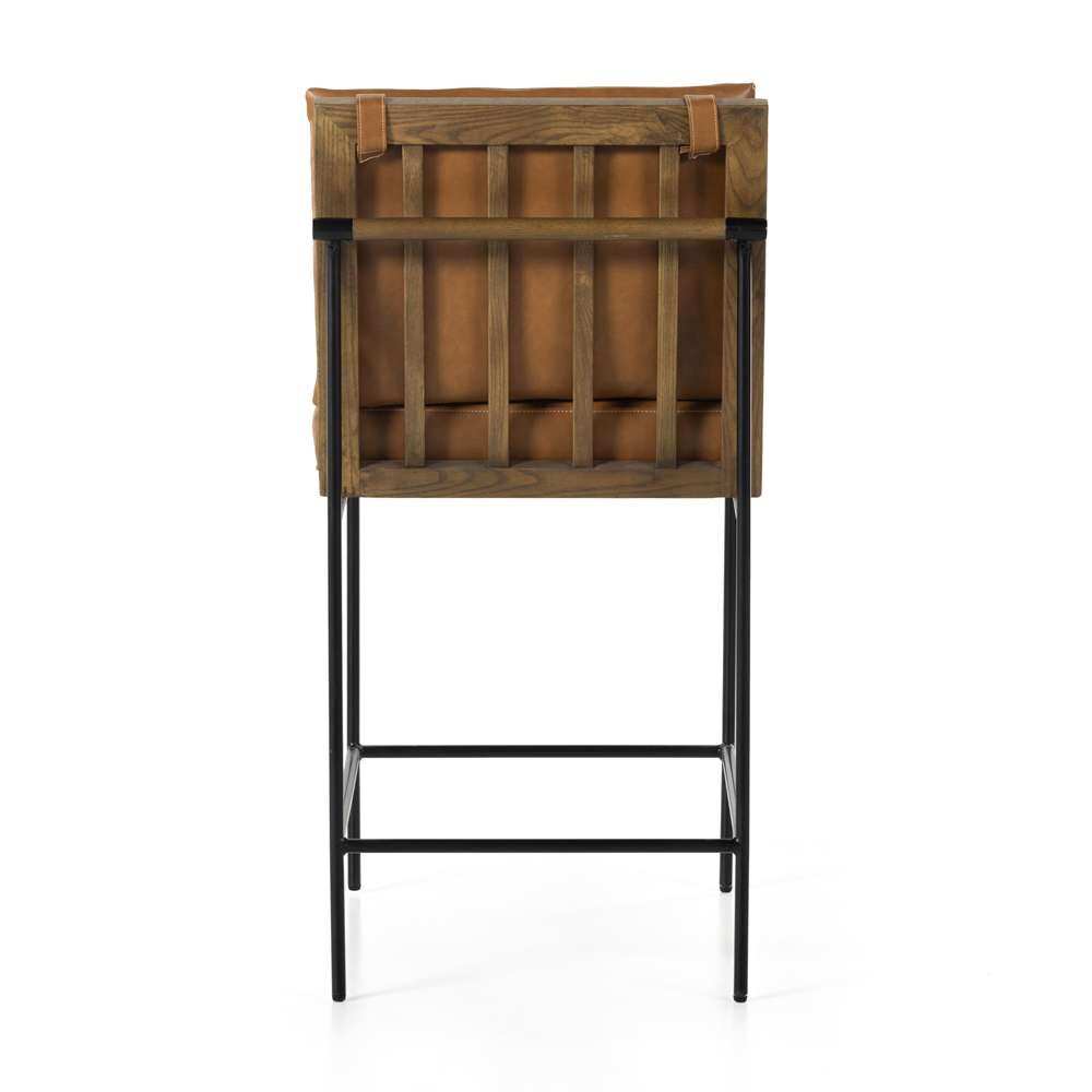 Four Hands - Crete Stool - Sierra Butterscotch - Counter - 228057-013 veiw 2
