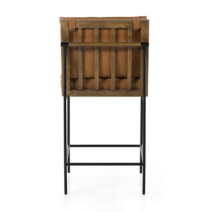 Four Hands - Crete Stool - Sierra Butterscotch - Counter - 228057-013 veiw 2
