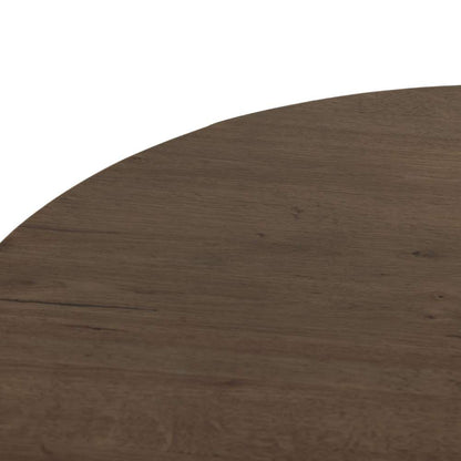 Four Hands - Eaton Drum Coffee Table - Amber Oak Resin - 228346-002 veiw 5