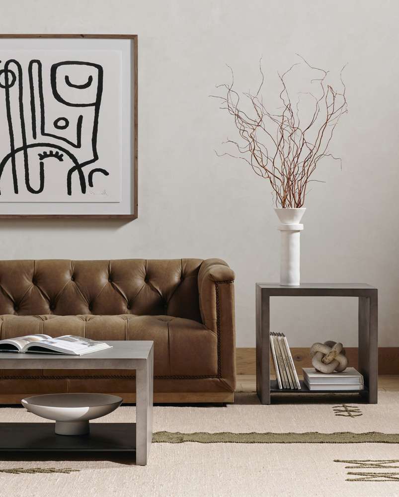 Four Hands - Hugo End Table - Dark Grey - VEVR-003 veiw 7