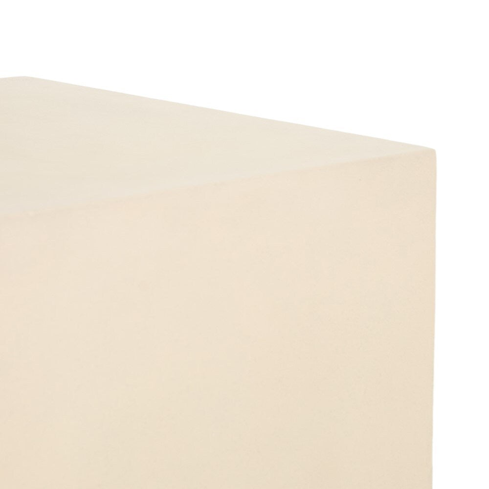 Four Hands - Hugo End Table - Parchment White - VEVR-003B veiw 5