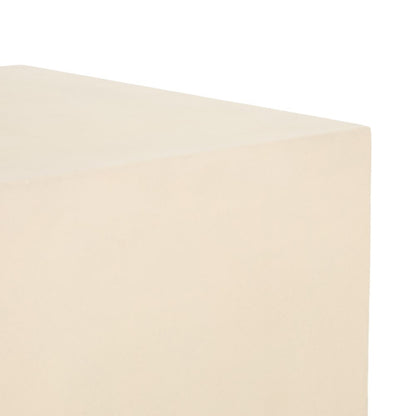 Four Hands - Hugo End Table - Parchment White - VEVR-003B veiw 5