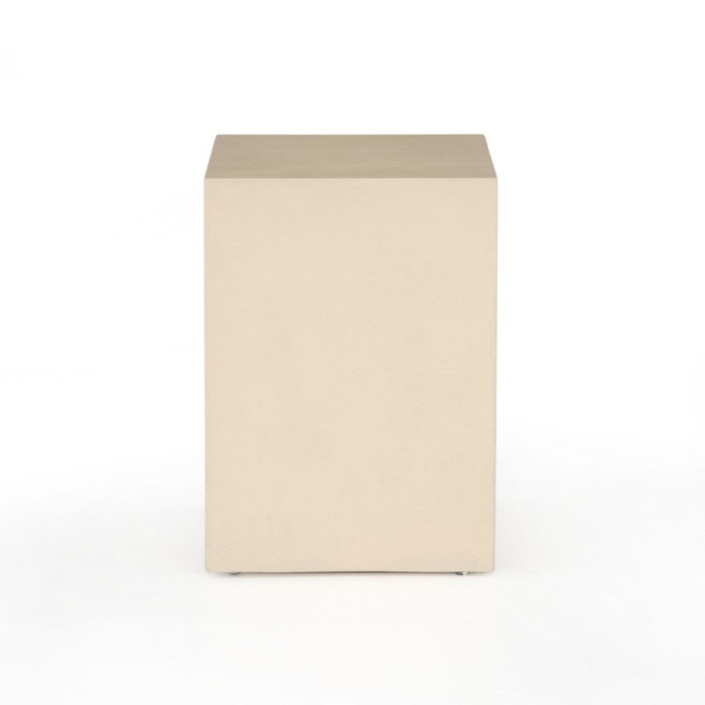 Four Hands - Hugo End Table - Parchment White - VEVR-003B veiw 8
