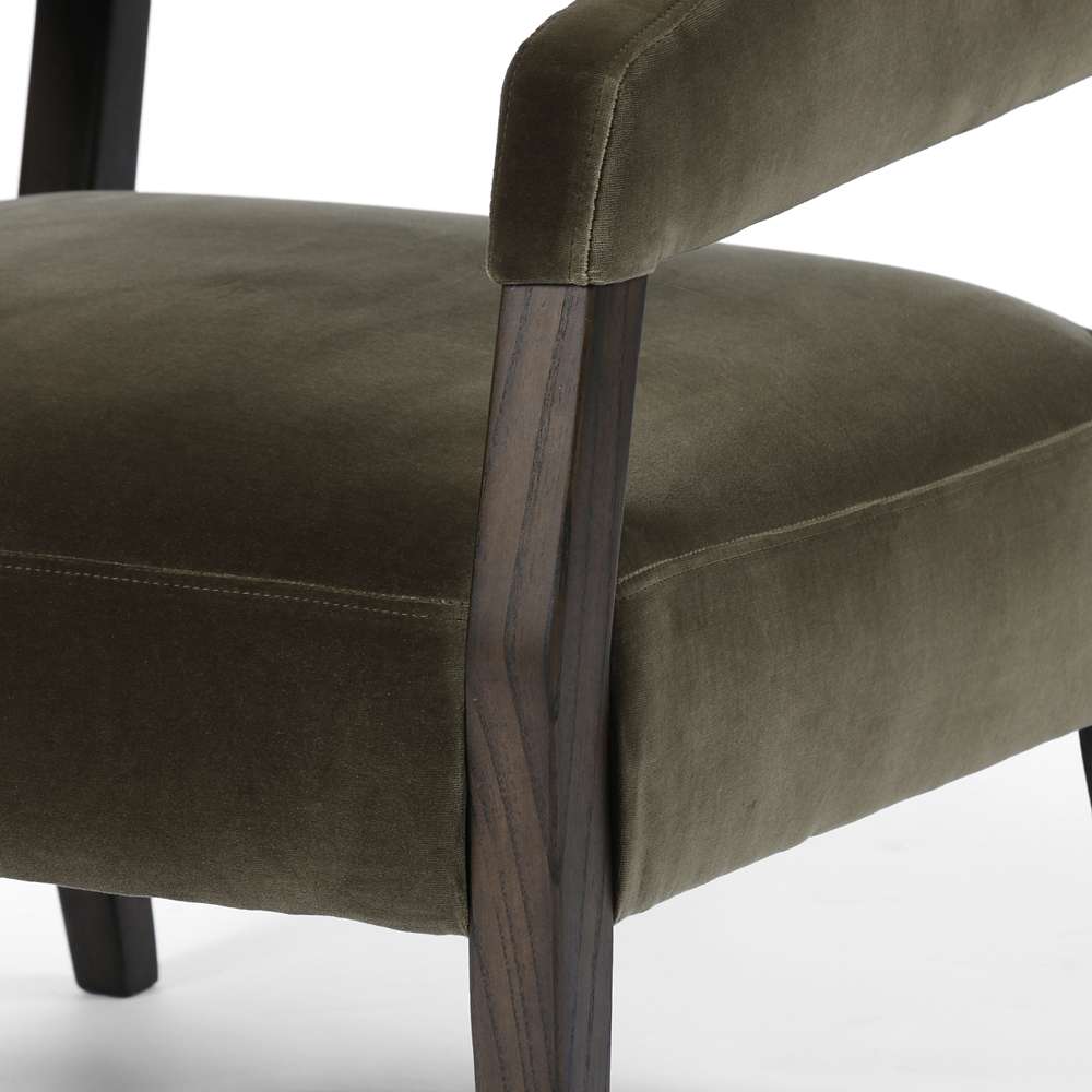 Four Hands - Gary Club Chair - Surrey Olive - 105567-005 veiw 4