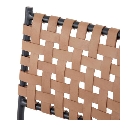 Four Hands - Garza Counter Stool - Natural Leather - 223601-004 veiw 8
