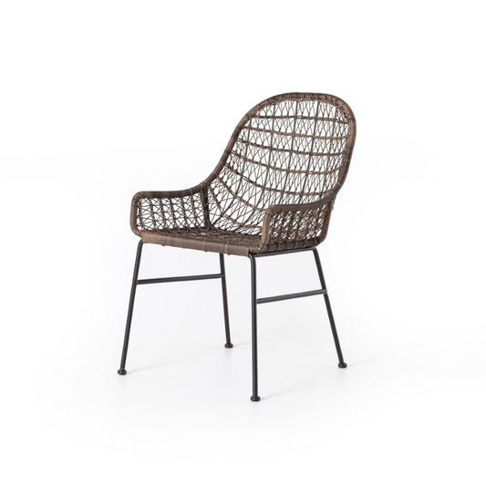 Four Hands - Bandera Outdoor Dining Chair Low Arm - Natural Black - JLAN-130 veiw 1