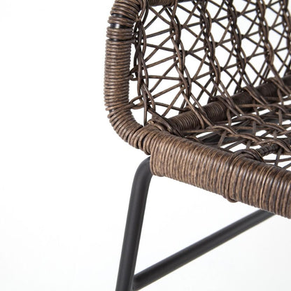 Four Hands - Bandera Outdoor Dining Chair Low Arm - Natural Black - JLAN-130 veiw 3