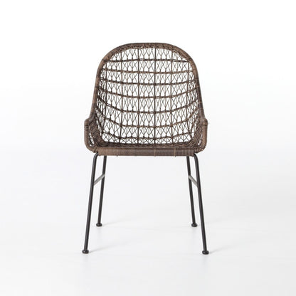 Four Hands - Bandera Outdoor Dining Chair Low Arm - Natural Black - JLAN-130 veiw 6