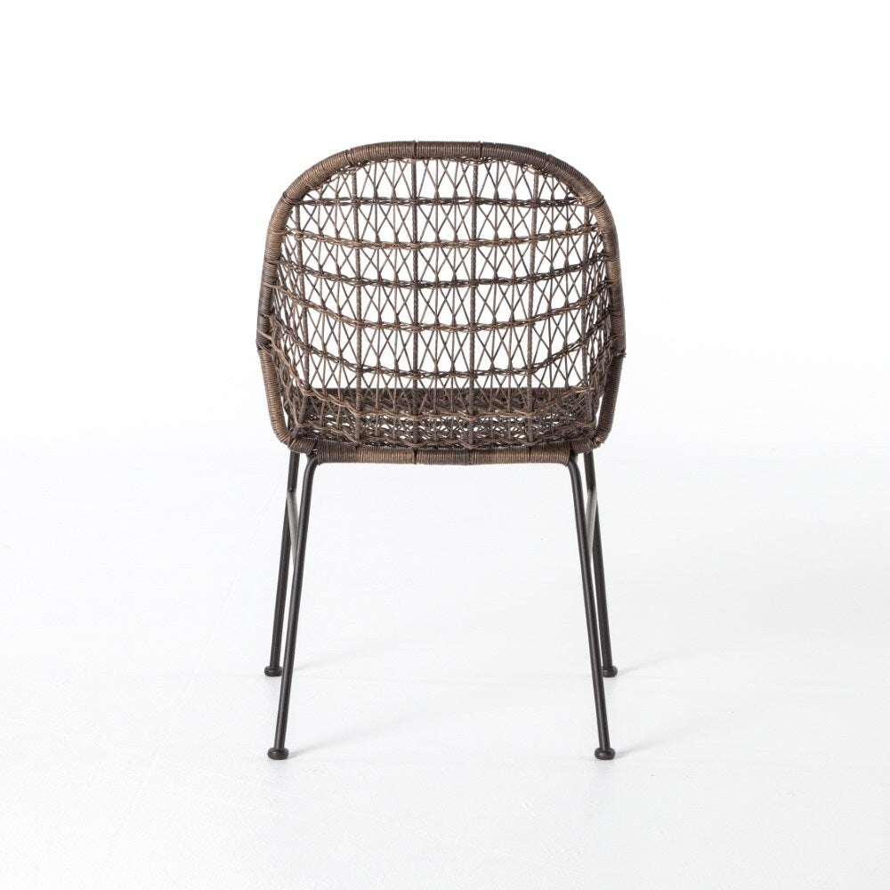 Four Hands - Bandera Outdoor Dining Chair Low Arm - Natural Black - JLAN-130 veiw 7
