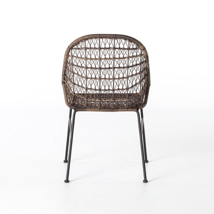 Four Hands - Bandera Outdoor Dining Chair Low Arm - Natural Black - JLAN-130 veiw 7