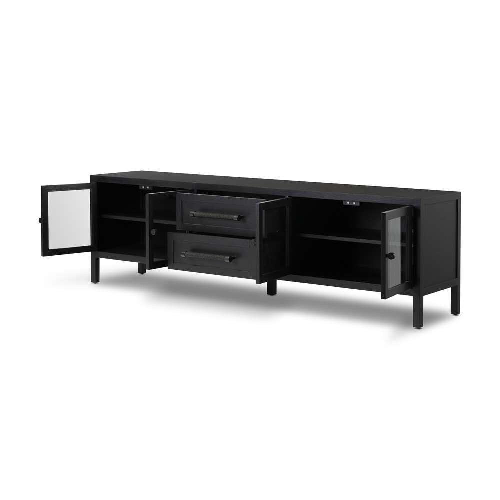 Four Hands - Haiden - Laker Media Console-Black Oak - 235937-003 veiw 4