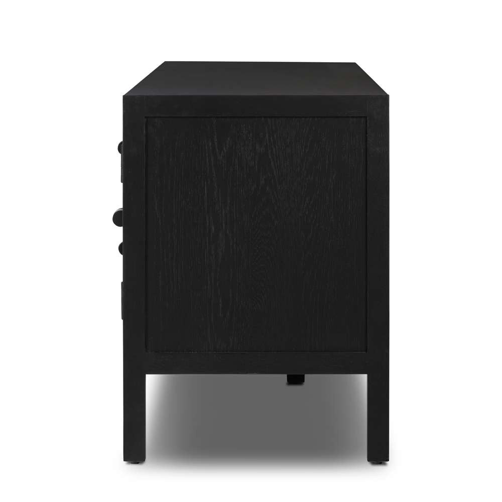 Four Hands - Haiden - Laker Media Console-Black Oak - 235937-003 veiw 5