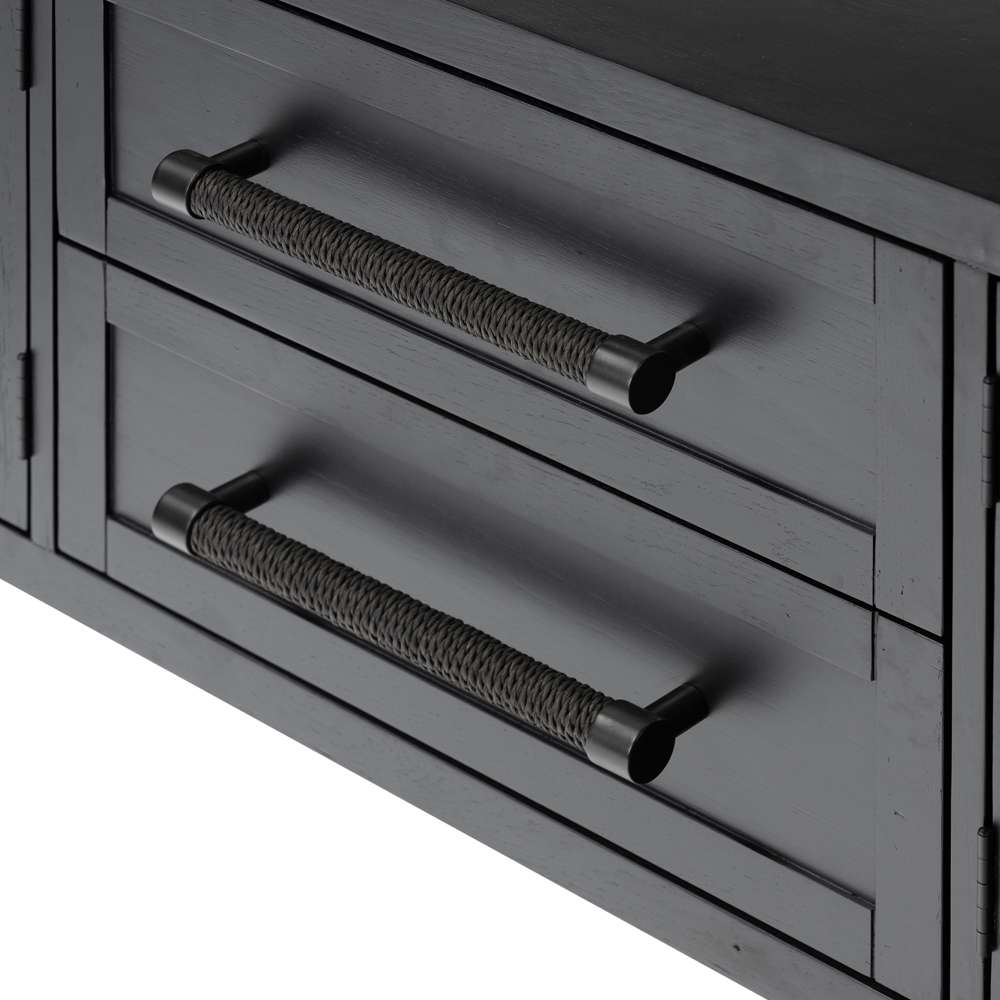 Four Hands - Haiden - Laker Media Console-Black Oak - 235937-003 veiw 7