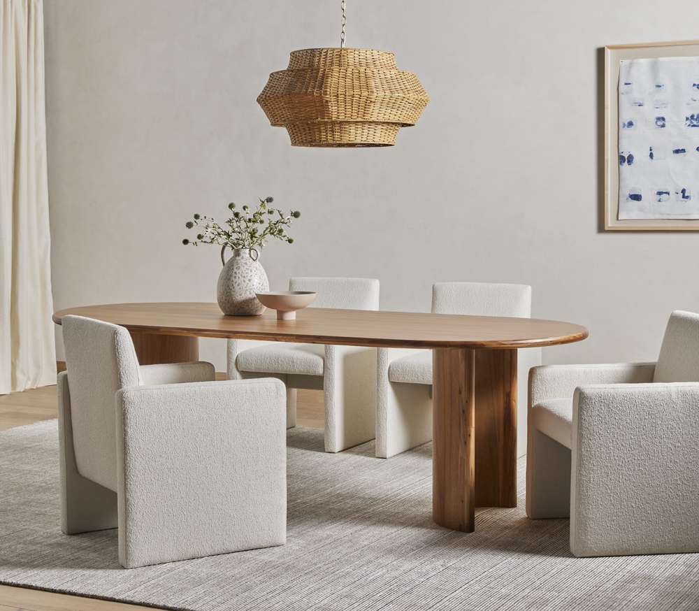 Four Hands - Haiden - Paden Dining Table-Sandy Acacia - 105188-002 veiw 8