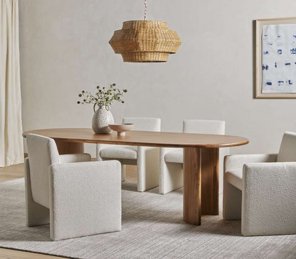 Four Hands - Haiden - Paden Dining Table-Sandy Acacia - 105188-002 veiw 8