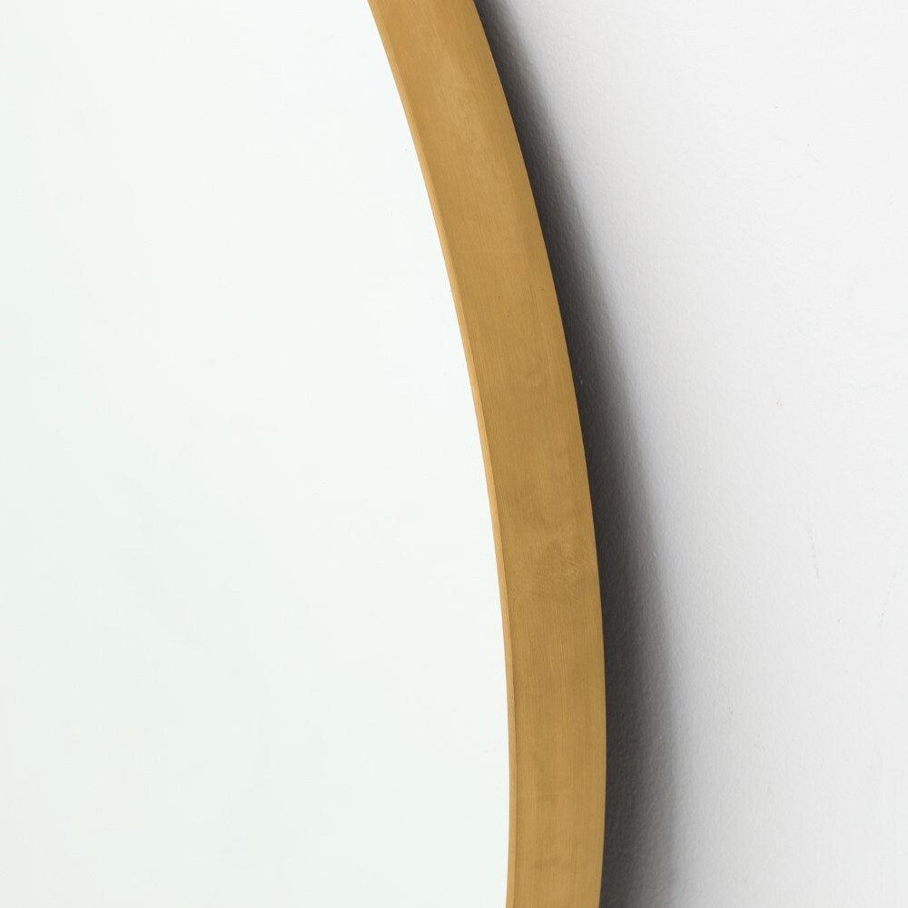 Four Hands - Bellvue Round Mirror - Polished Brass - CIMP-131 veiw 2