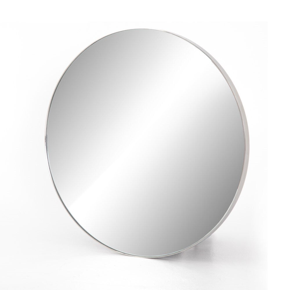Four Hands - Bellvue Round Mirror - Shiny Steel - CIMP-274 veiw 3