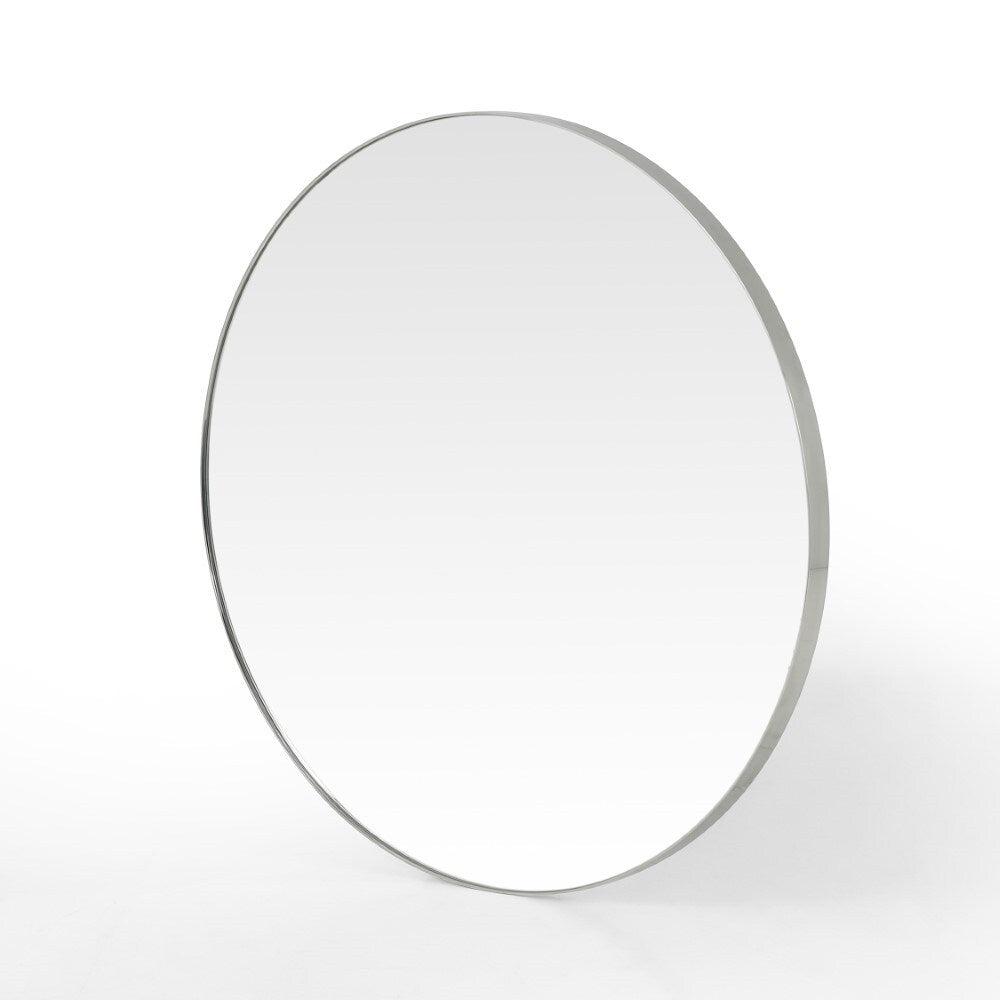 Four Hands - Bellvue Round Mirror - Shiny Steel - CIMP-274 veiw 4