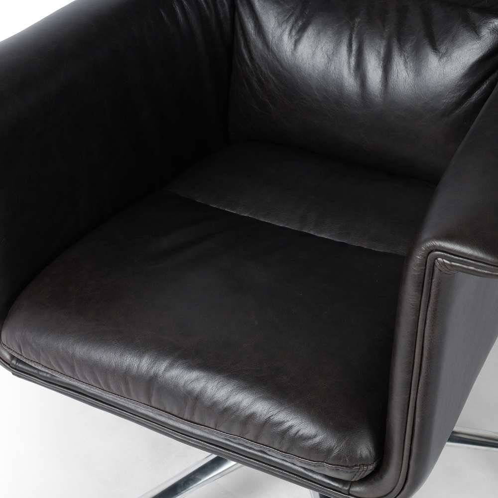 Four Hands - Humphrey Desk Chair - Sonoma Black - 227174-005 veiw 4