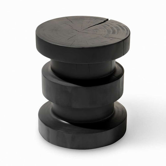 Four Hands - Inez End Table - Black Pine - 100091-002 veiw 1