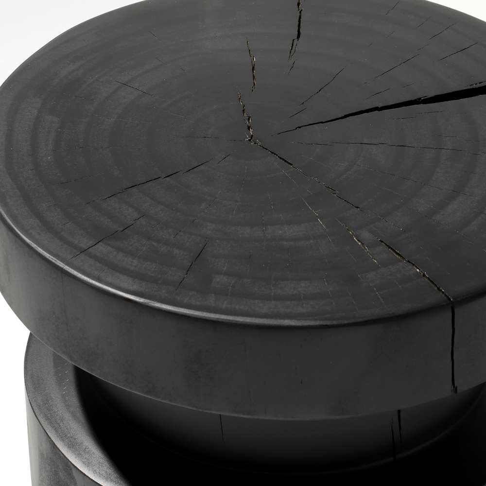 Four Hands - Inez End Table - Black Pine - 100091-002 veiw 2