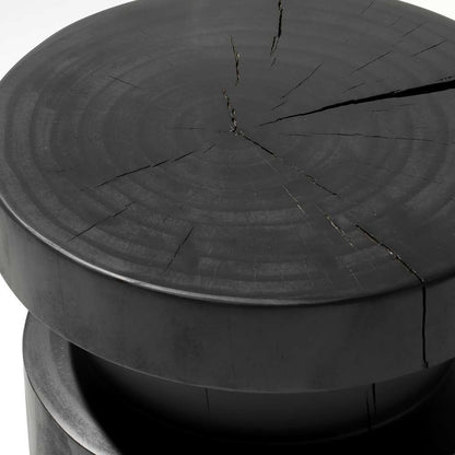 Four Hands - Inez End Table - Black Pine - 100091-002 veiw 2