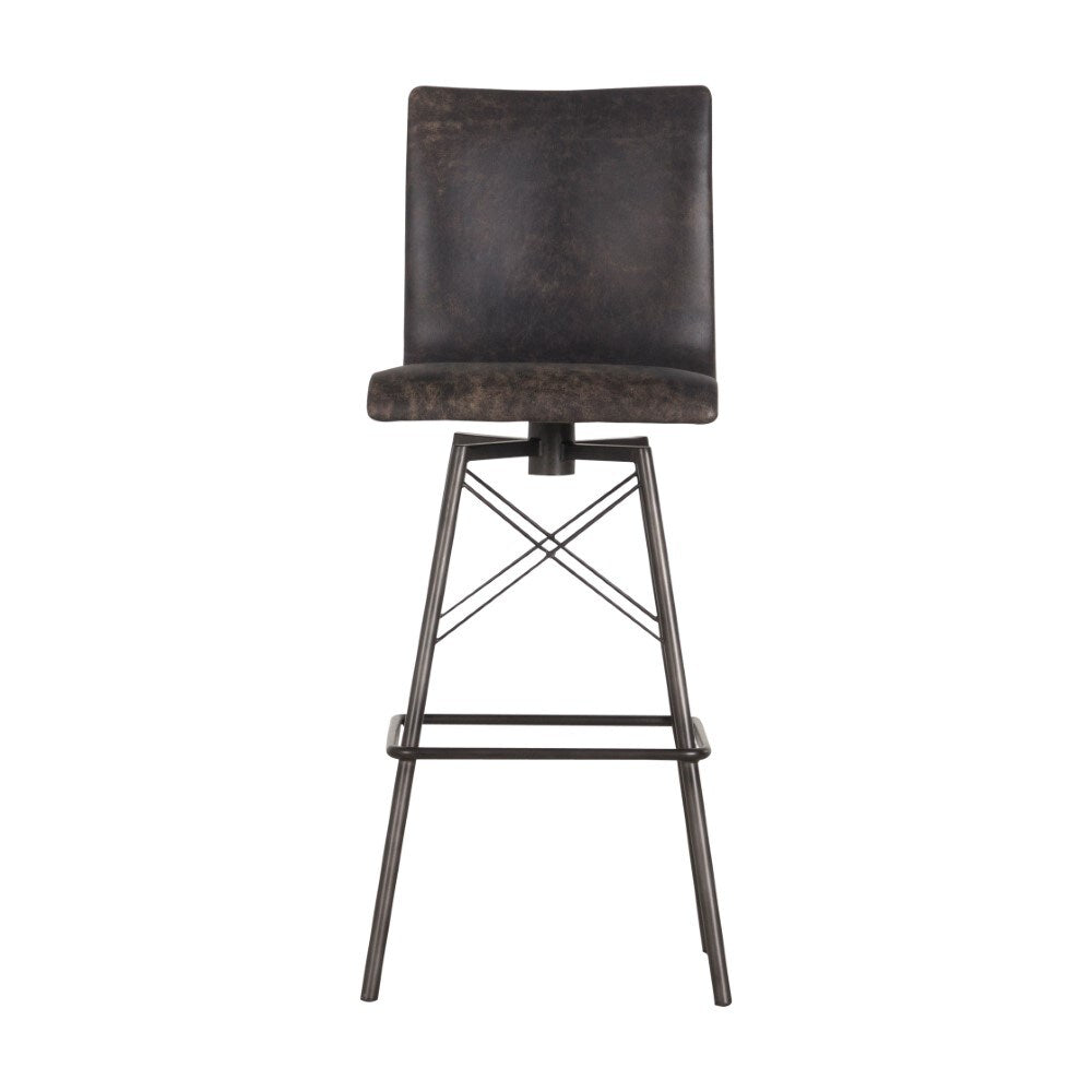 Four Hands - Diaw Bar Stool - Rialto Ebony - CIRD-D9E1-482 veiw 2