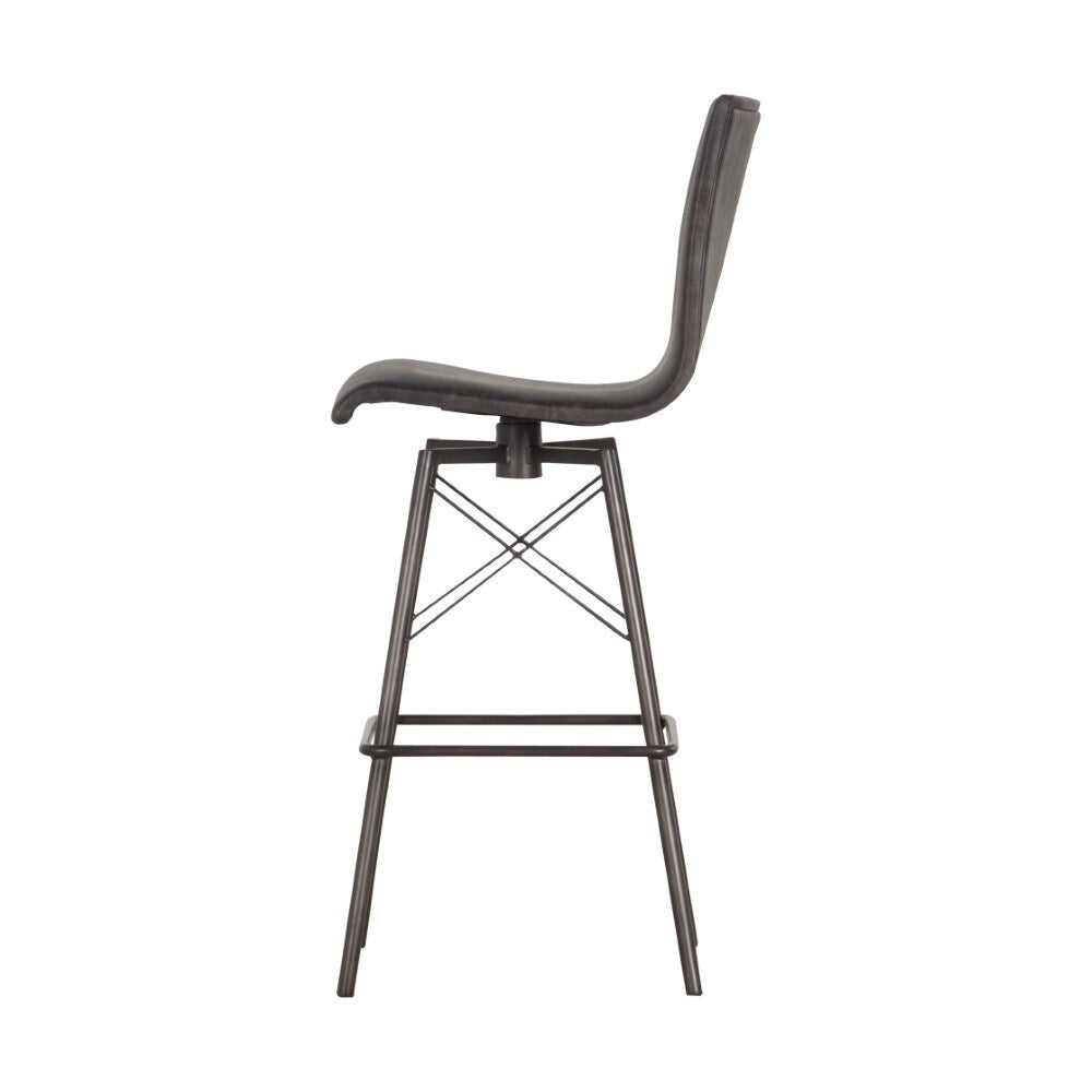 Four Hands - Diaw Bar Stool - Rialto Ebony - CIRD-D9E1-482 veiw 3