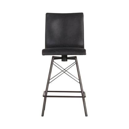 Four Hands - Diaw Counter Stool - Rialto Ebony - CIRD-V8E1-482 veiw 2