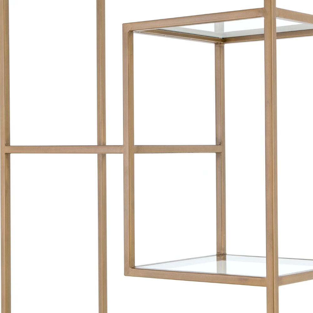 Four Hands - Helena Brass Bookshelf 83in - Antique Brass - CIRD-5842 veiw 3