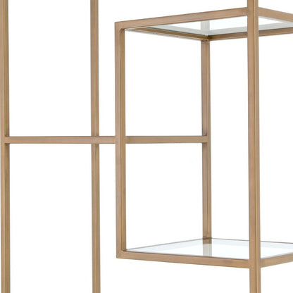 Four Hands - Helena Brass Bookshelf 83in - Antique Brass - CIRD-5842 veiw 3