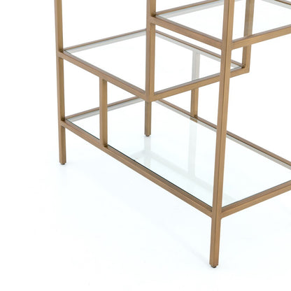 Four Hands - Helena Brass Bookshelf 83in - Antique Brass - CIRD-5842 veiw 4