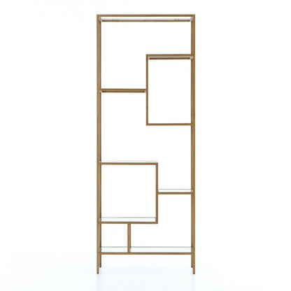 Four Hands - Helena Brass Bookshelf 83in - Antique Brass - CIRD-5842 veiw 5