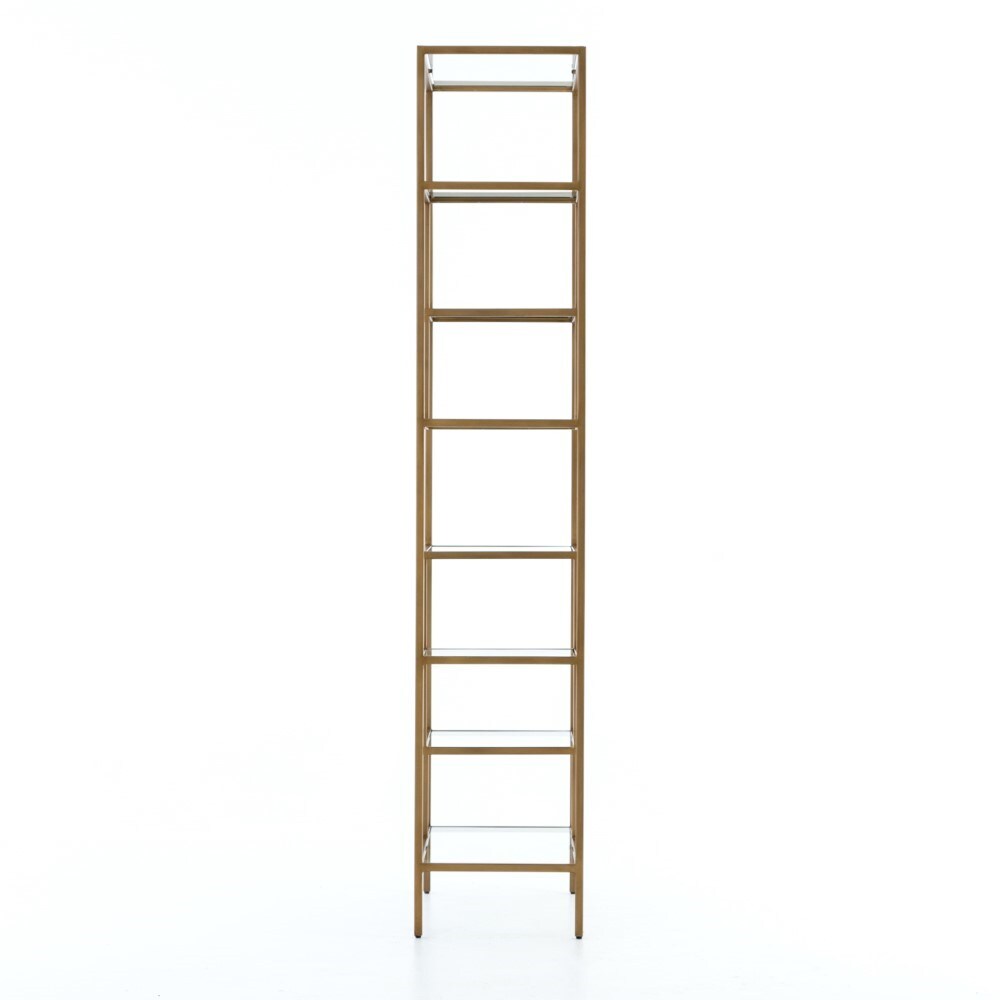 Four Hands - Helena Brass Bookshelf 83in - Antique Brass - CIRD-5842 veiw 6
